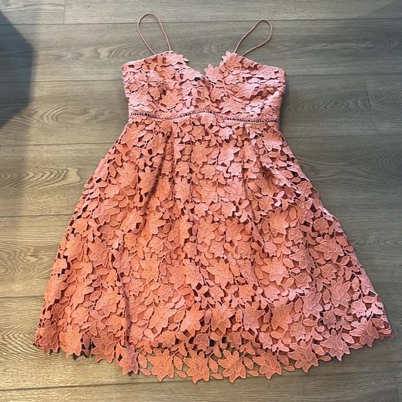 NWT Oak + Fort Lace Pink Dress - Picture 9 of 11